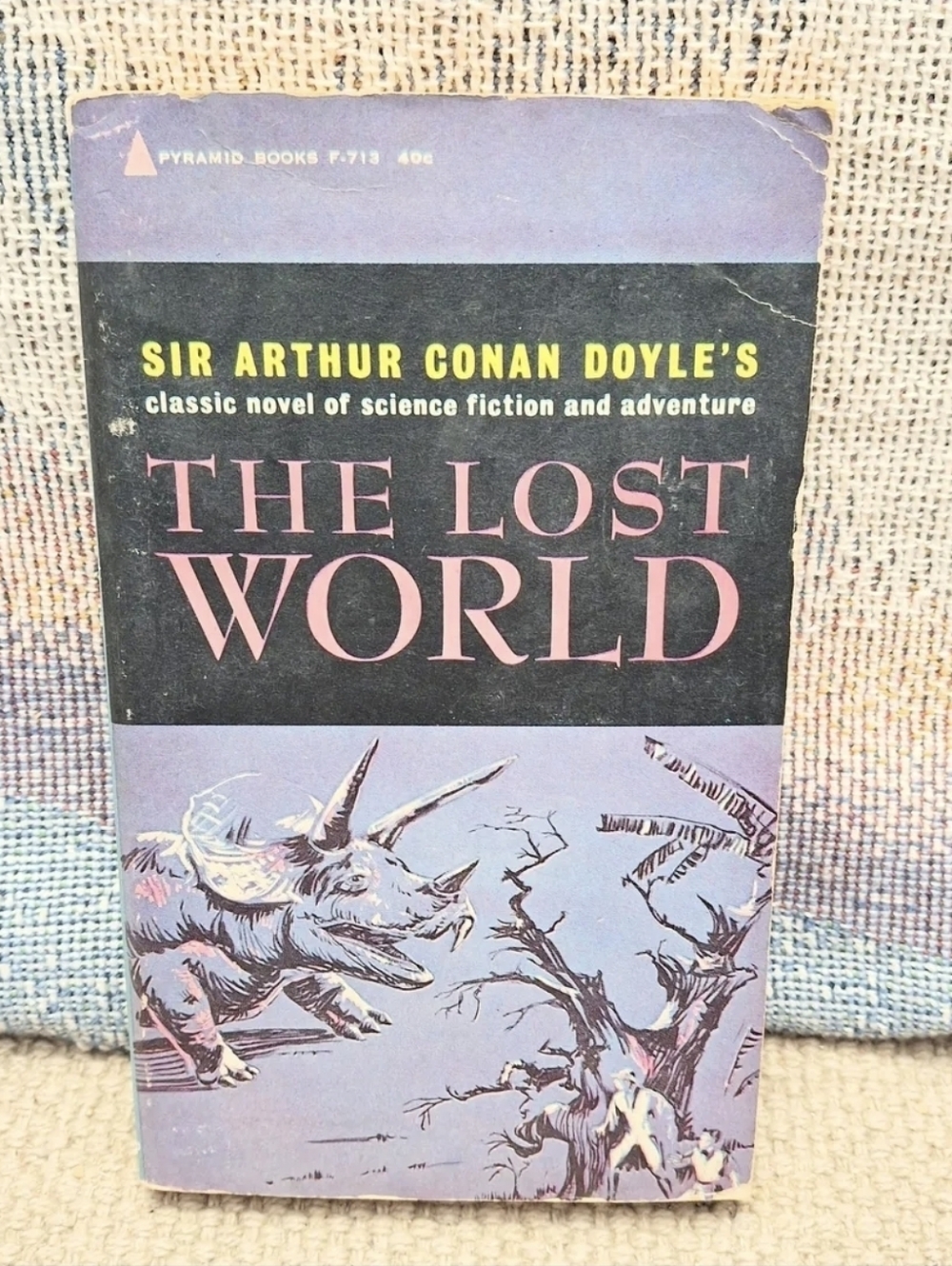 The Lost World Arthur Conan Doyle Pyramid Books 1962 Vintage Sci Fi Dinosaur